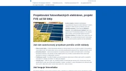 Projektování fotovoltaických elektráren