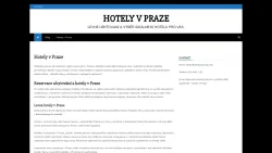 Hotely v Praze, informační služba o ubytování