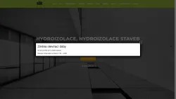 Hydroizolace MINAR - vodotěsné izolace