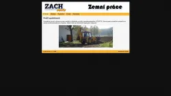 Zach servis s.r.o. zemní práce