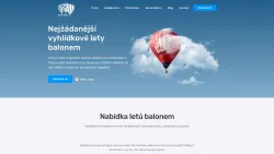 Vyhlidkové lety balonem - let balonem Praha