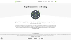 Registrace domén, webhosting