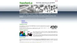 Superhard - PKD, CBN, PCD, karbidové destičky